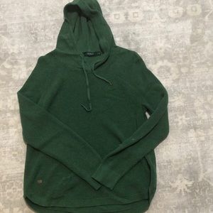 Ralph Lauren hooded waffle sweater
